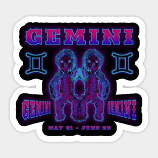 Gemini 3a Black Sticker